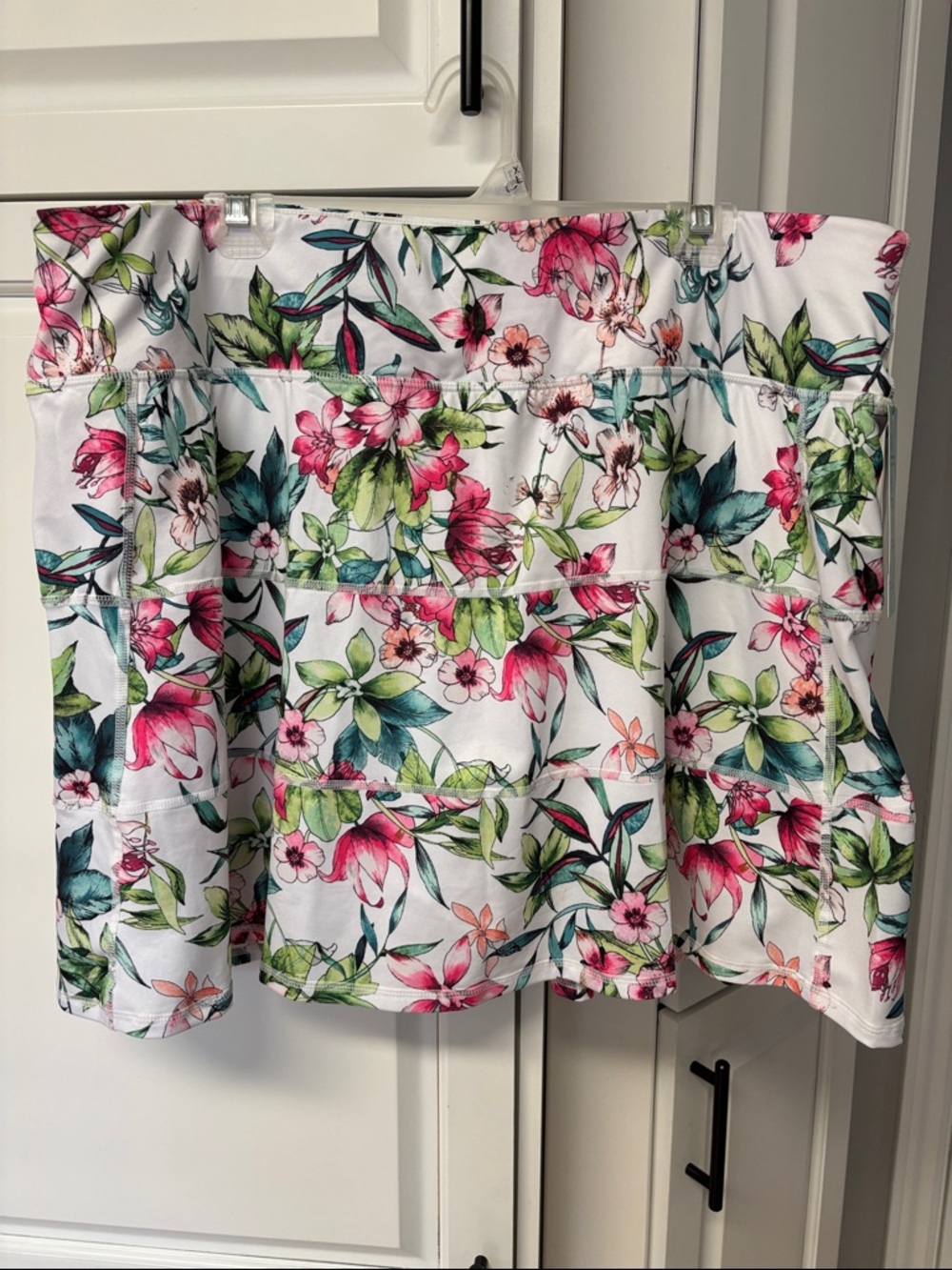IDEOLOGY Plus Candace Floral Performance Skort sz 2X